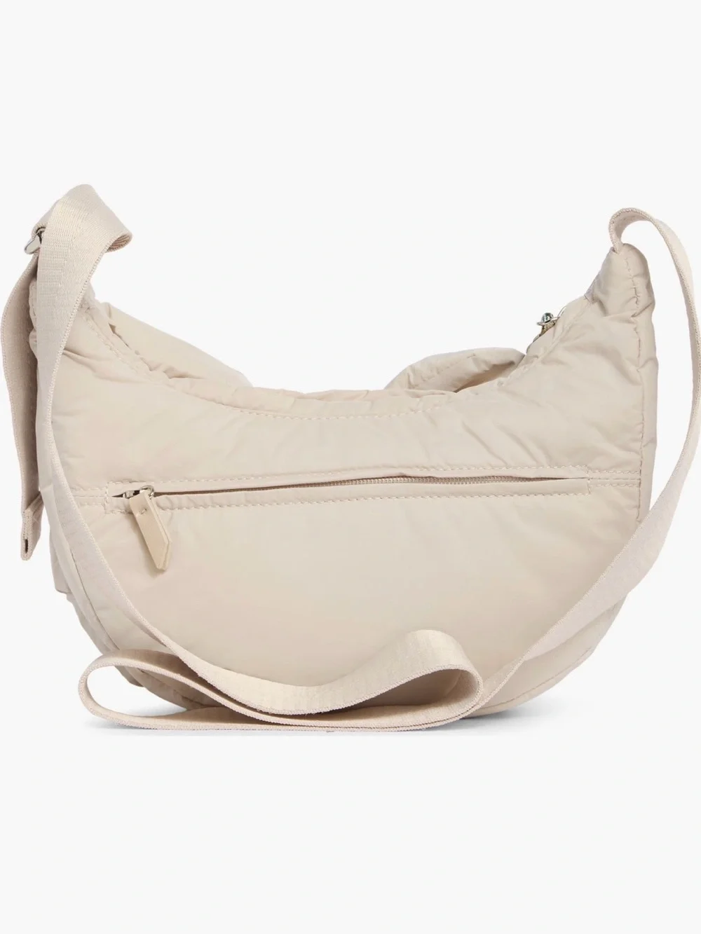 10. Dolce Vita $160 Beige Knot-Detail Shoulder Bag Nylon